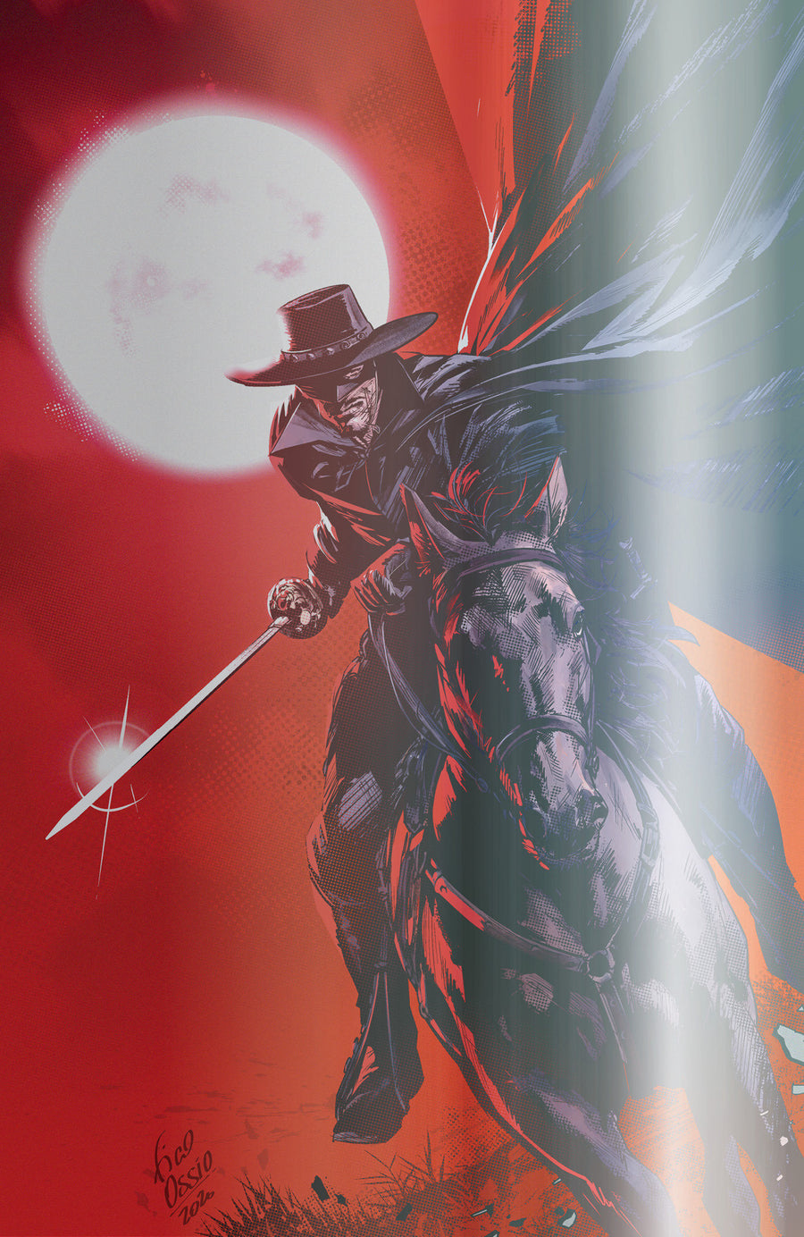 Zorro Annual #1 Variant C Foil (Ossio Full Art) — Cover