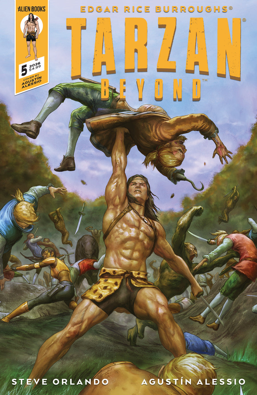 Tarzan Beyond #5 Cover A (Alessio) — Cover