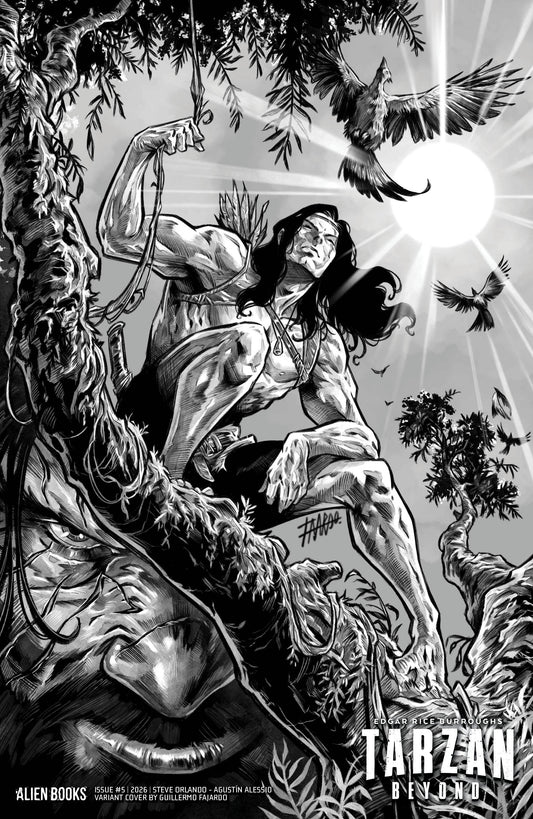 Tarzan Beyond #5 Variant D (Fajardo B&W) — Cover