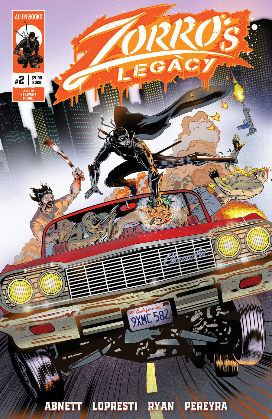 Zorro's Legacy #2 Variant B (Moore) - Cover