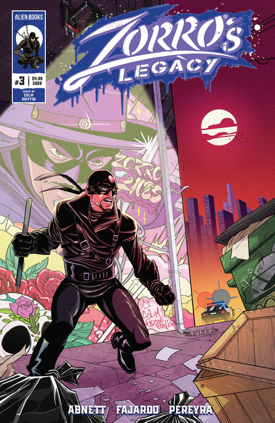Zorro's Legacy #3 Variant B (Griffin) — Cover