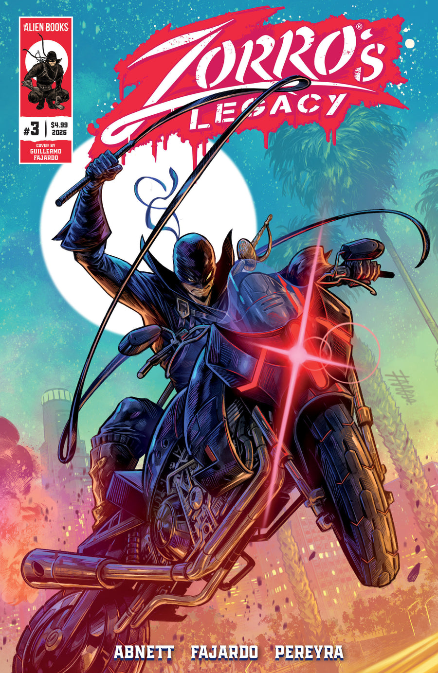 Zorro's Legacy #3 Variant C (Fajardo) — Cover