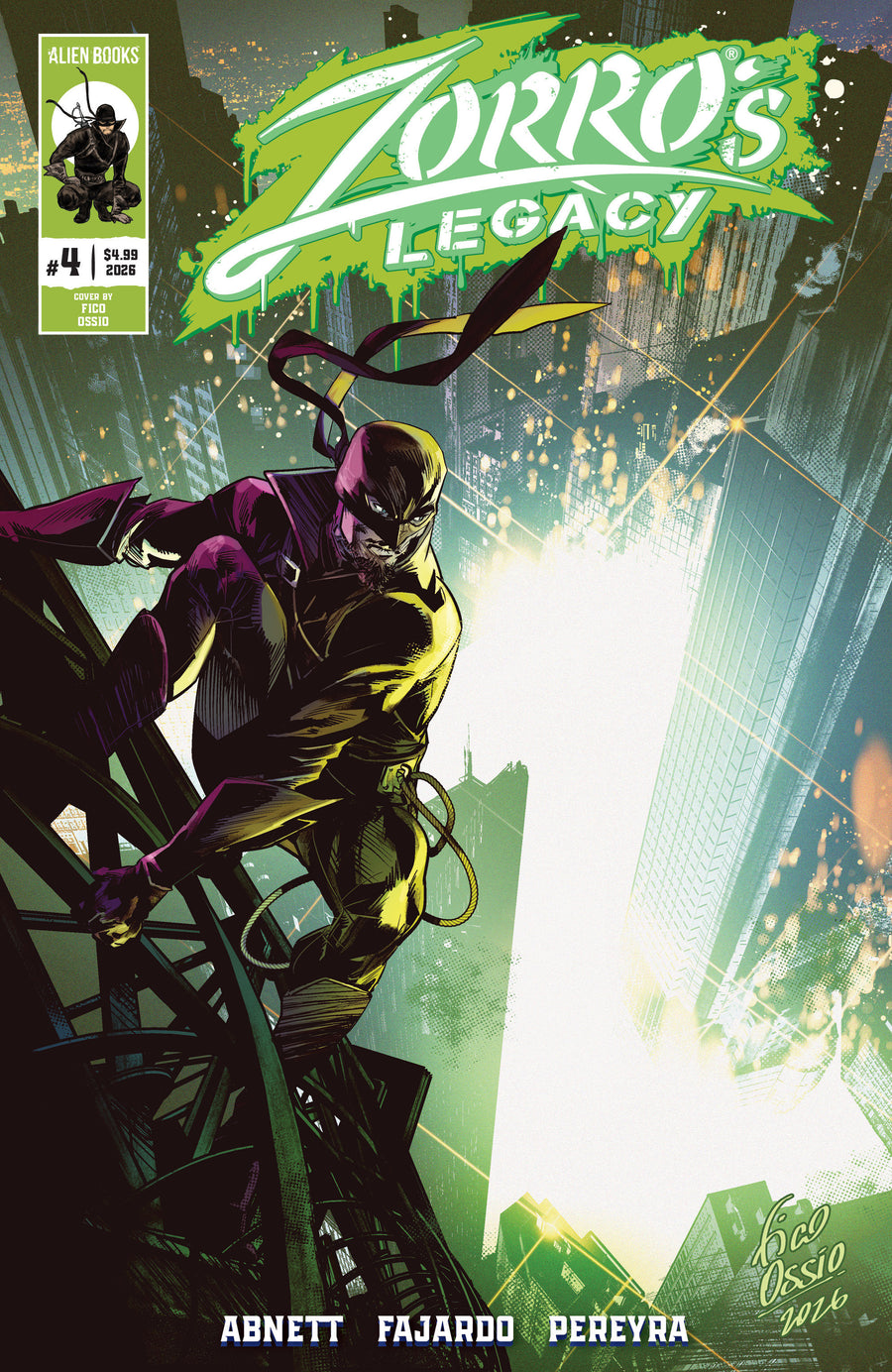 Zorro's Legacy #4 Variant B (Ossio) — Cover