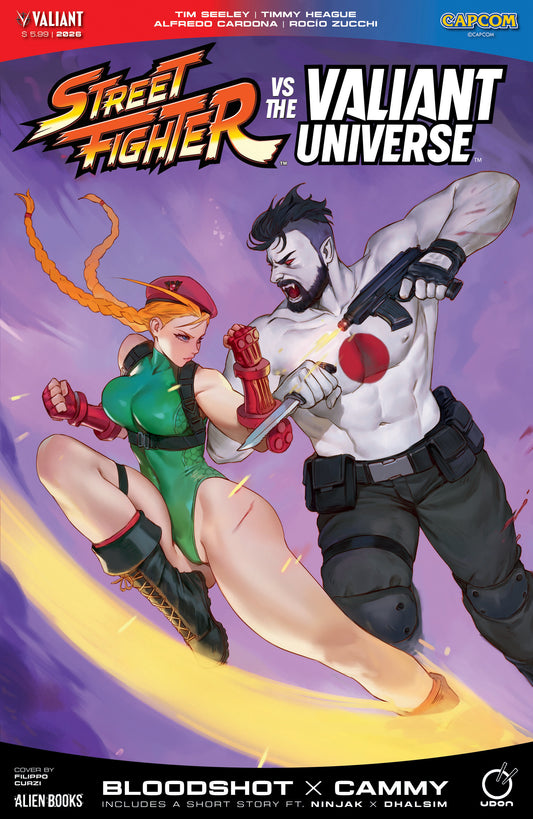 Street Fighter vs. The Valiant Universe Special Cover A (Curzi) - Cover