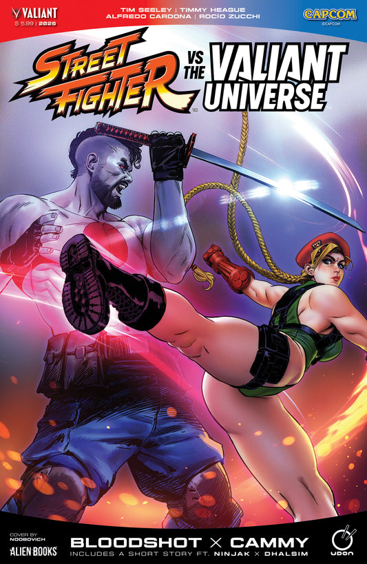 Street Fighter vs. The Valiant Universe Special Variant D (Noobovich) - Cover