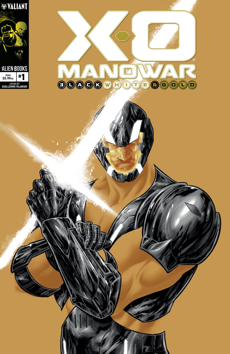 X-O Manowar: Black, White & Gold #1 Cover A (Fajardo) — Cover
