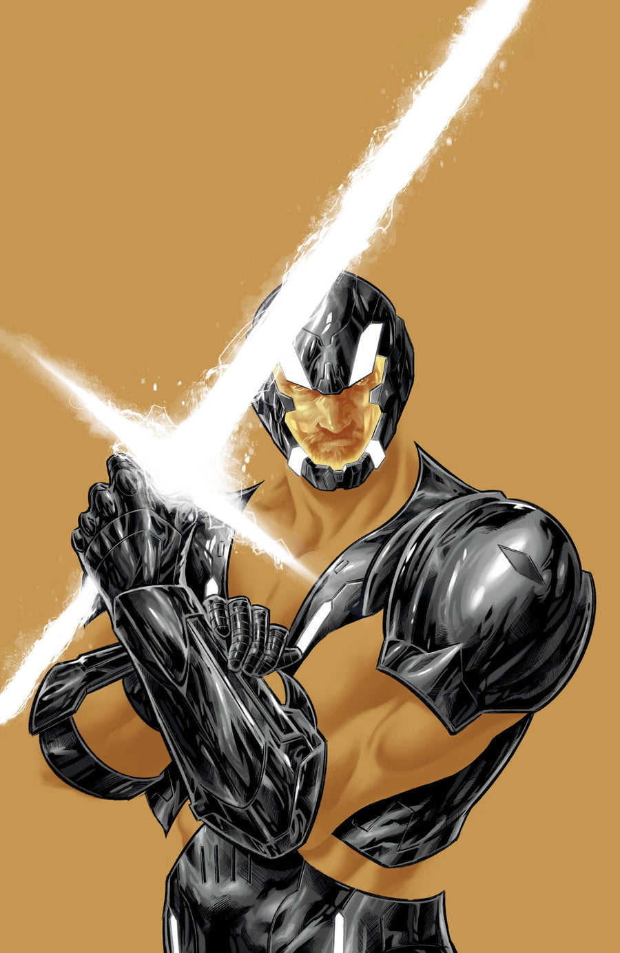 X-O Manowar: Black, White & Gold #1 Variant C (Fajardo Full Art) — Cover