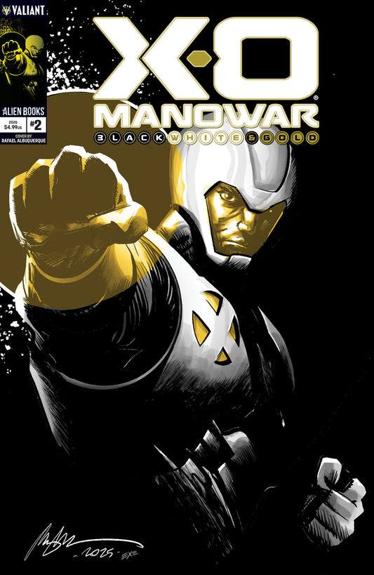 X-O Manowar: Black, White & Gold #2 Cover A (Albuquerque) — Cover