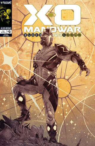 X-O Manowar: Black, White & Gold #3 Cover A (Merli)