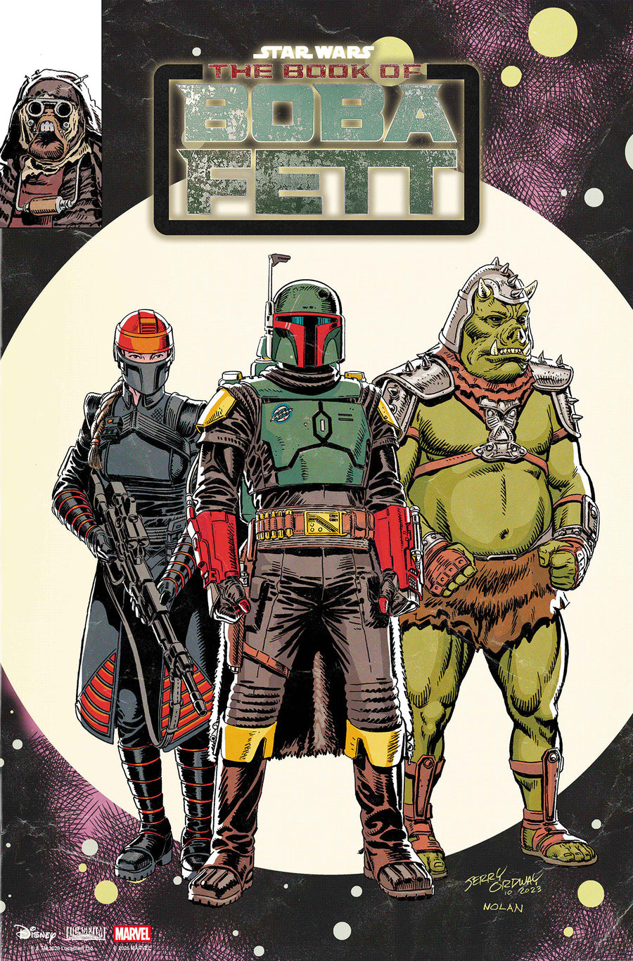 Star Wars: The Book of Boba Fett #1 Jerry Ordway Variant - Cover