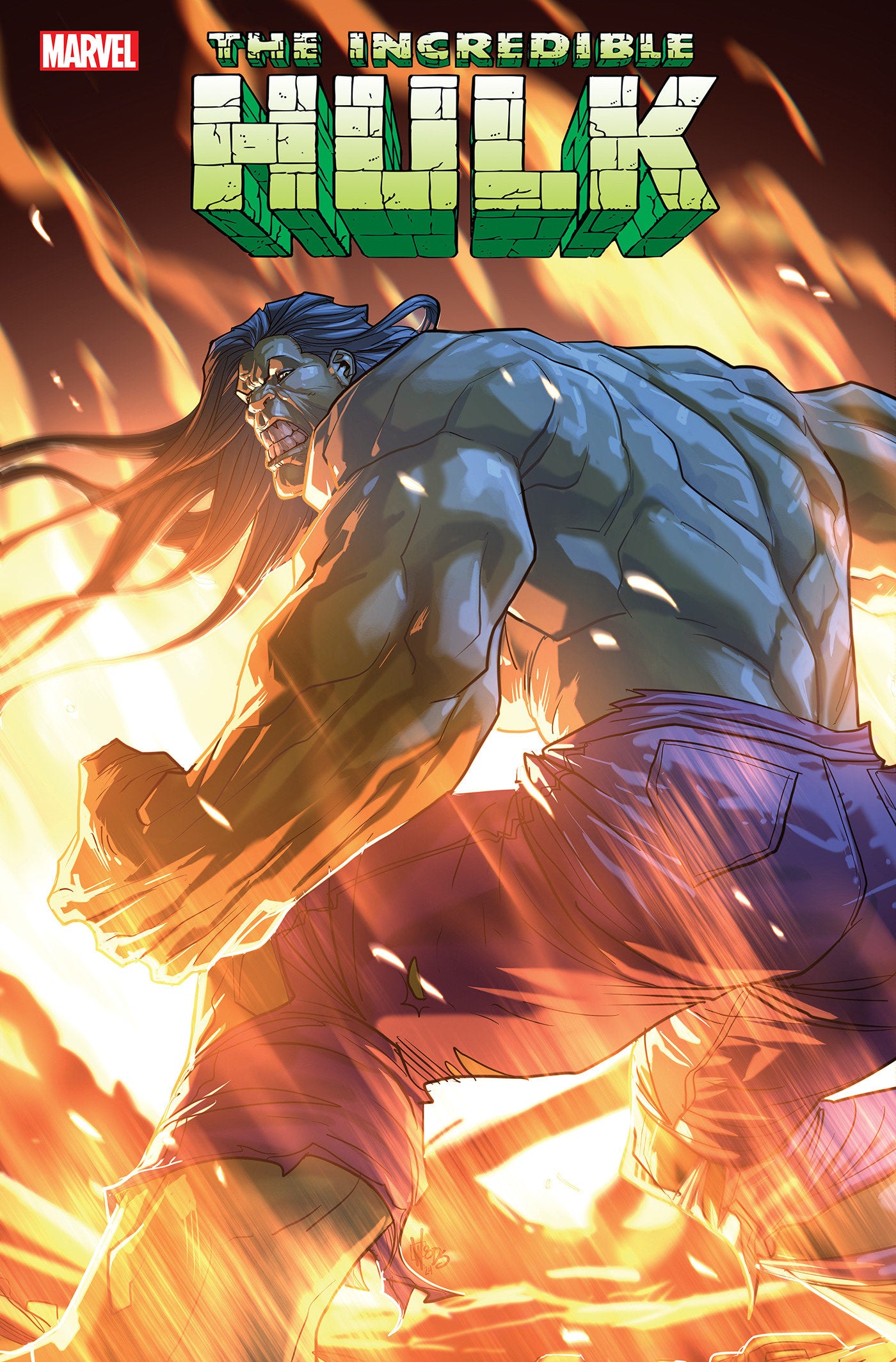 INCREDIBLE HULK #19 PETE WOODS VARIANT