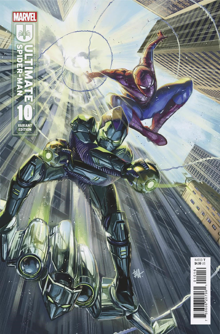 Ultimate Spider-Man #10 Ben Harvey Variant - Cover