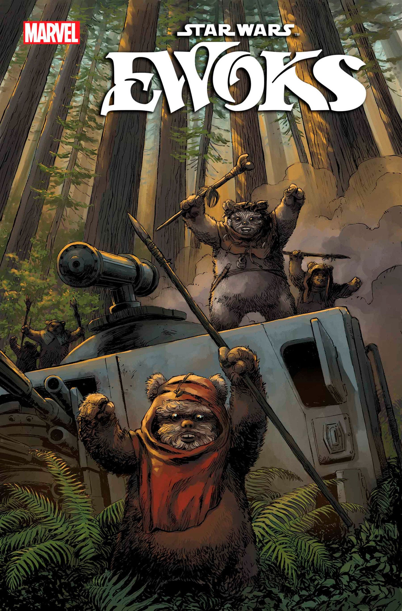 STAR WARS: EWOKS #2 DAVE WACHTER VARIANT