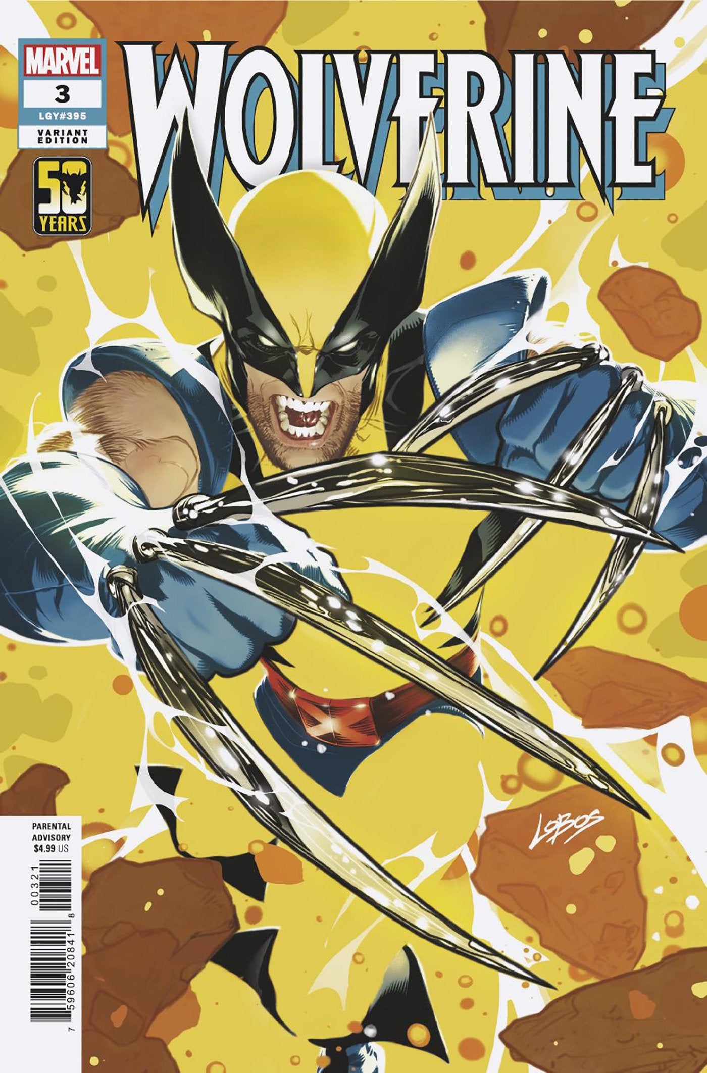 WOLVERINE #3 PABLO VILLALOBOS VARIANT