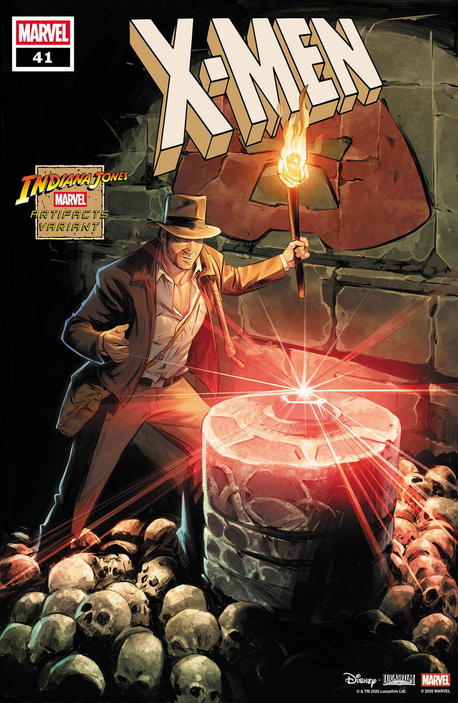 X-Men #41 Carmen Carnero Indiana Jones Marvel Artifact Variant [dnx] — Cover