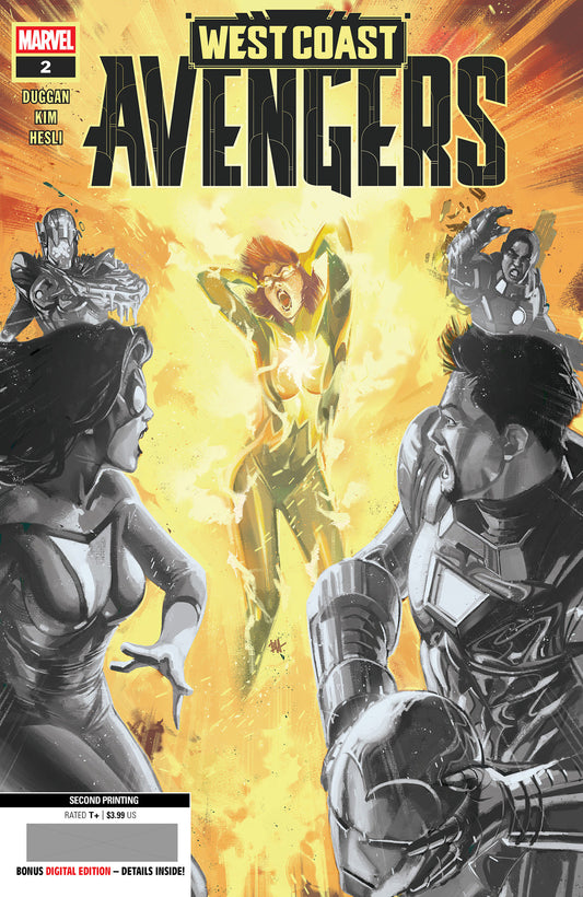 WEST COAST AVENGERS #2 BEN HARVEY 2ND PRINTING VARIANT