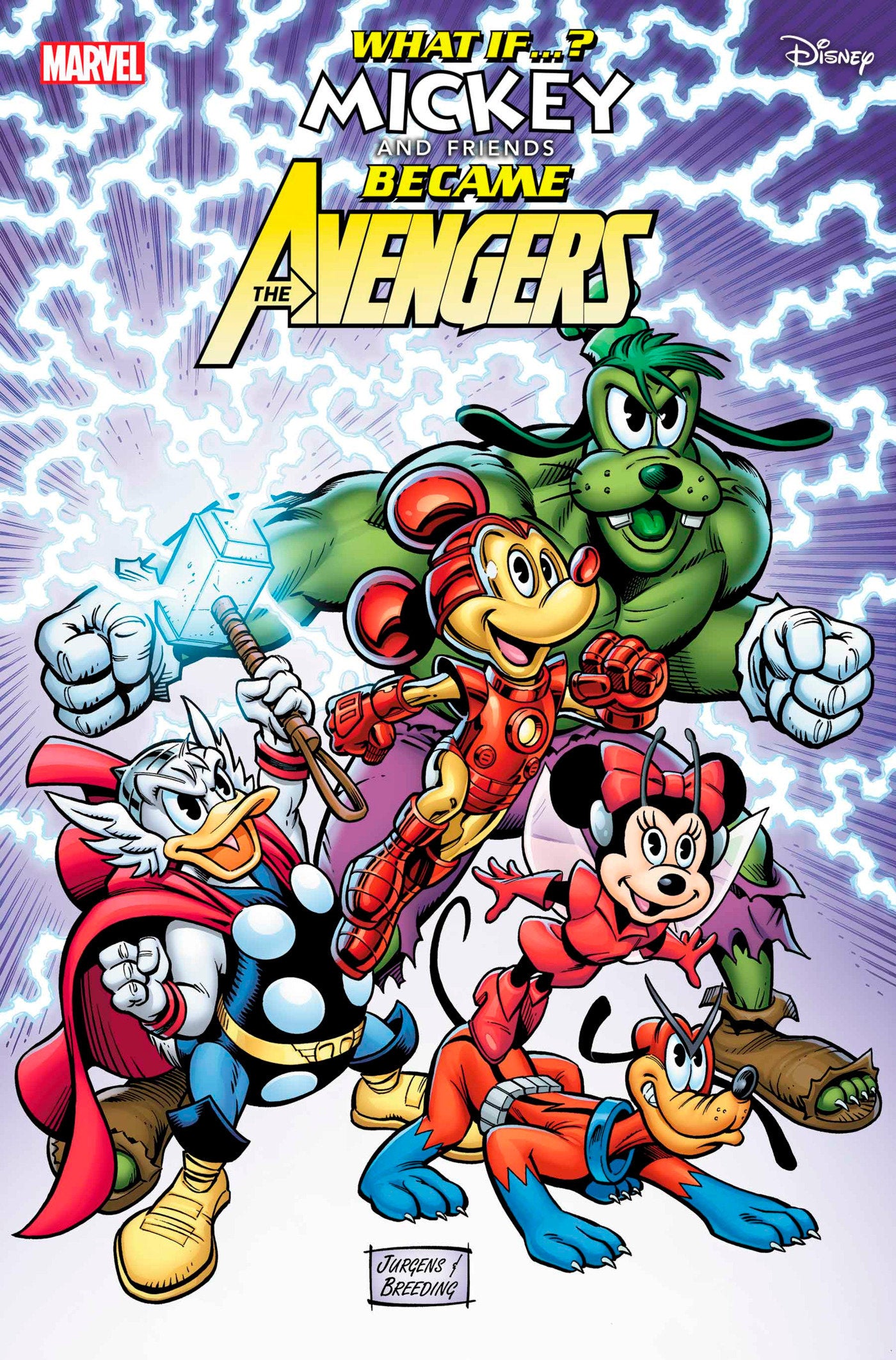 MARVEL & DISNEY: WHAT IF...? MICKEY & FRIENDS BECAME THE AVENGERS #1 DAN JURGENS VARIANT