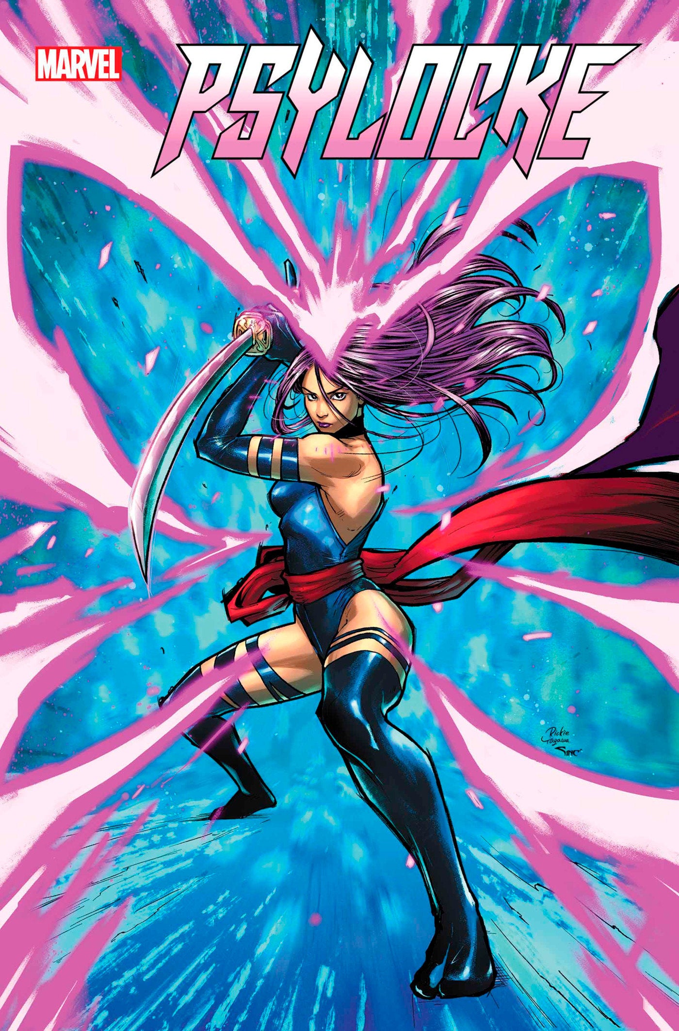 PSYLOCKE #1 RICKIE YAGAWA PINK FOIL VARIANT