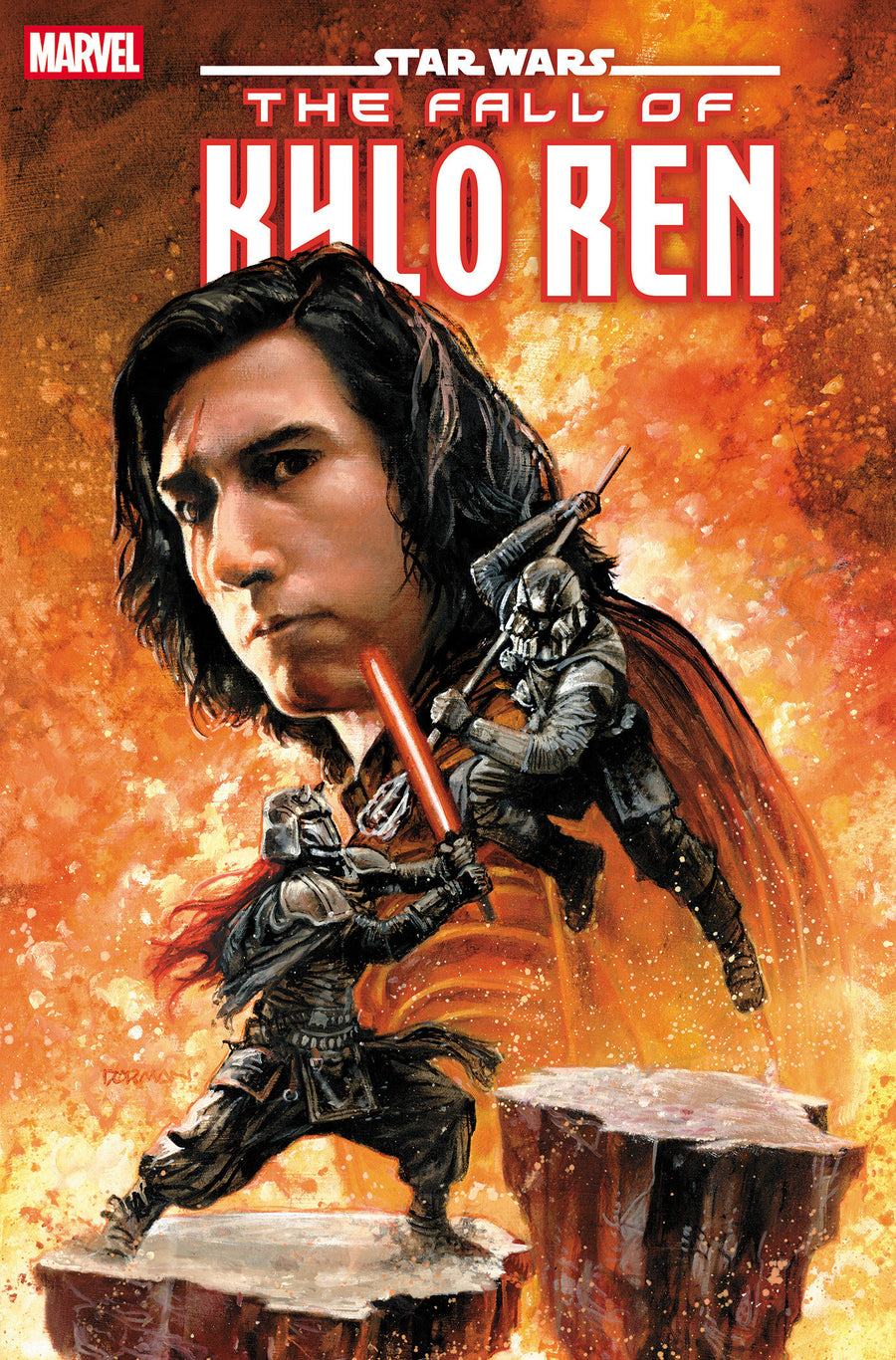 Star Wars: The Fall of Kylo Ren #4 Dave Dorman 1:25 Variant — Cover