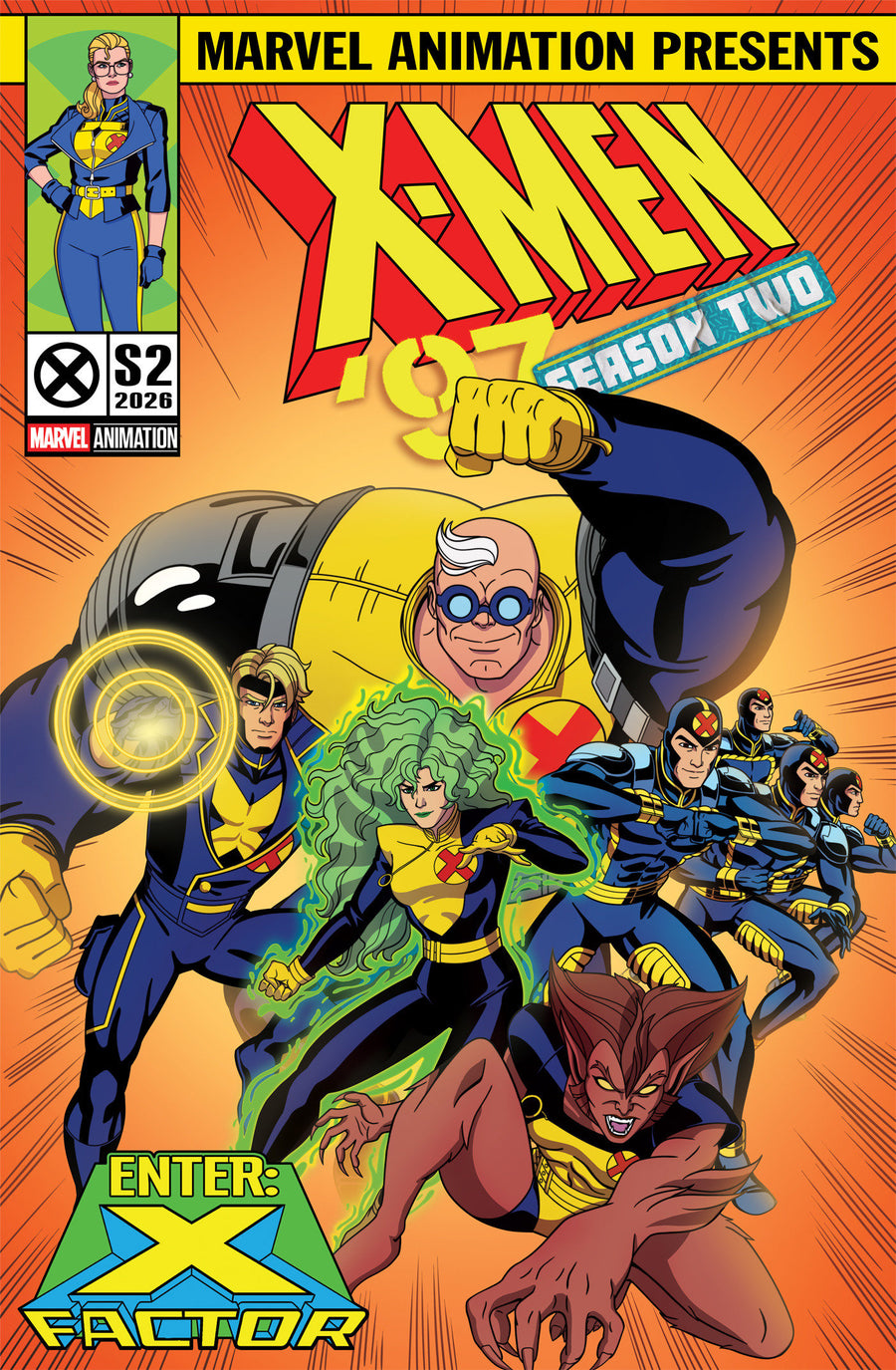 X-Men '97: Season Two #5 Adam Stafford Animation Variant — Cover