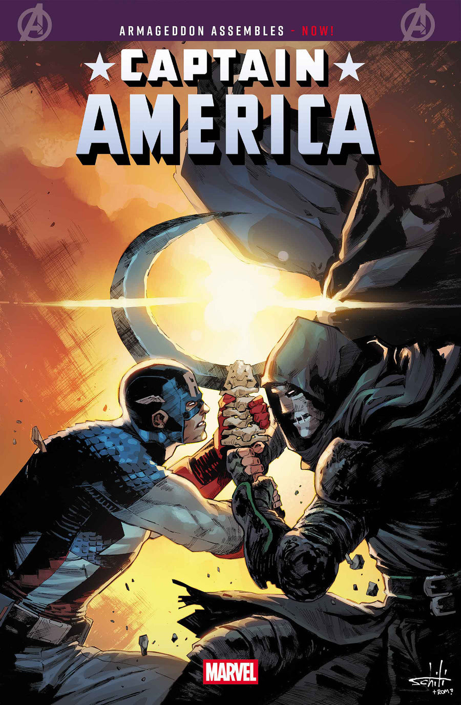 Captain America #14 [arm] - Cover