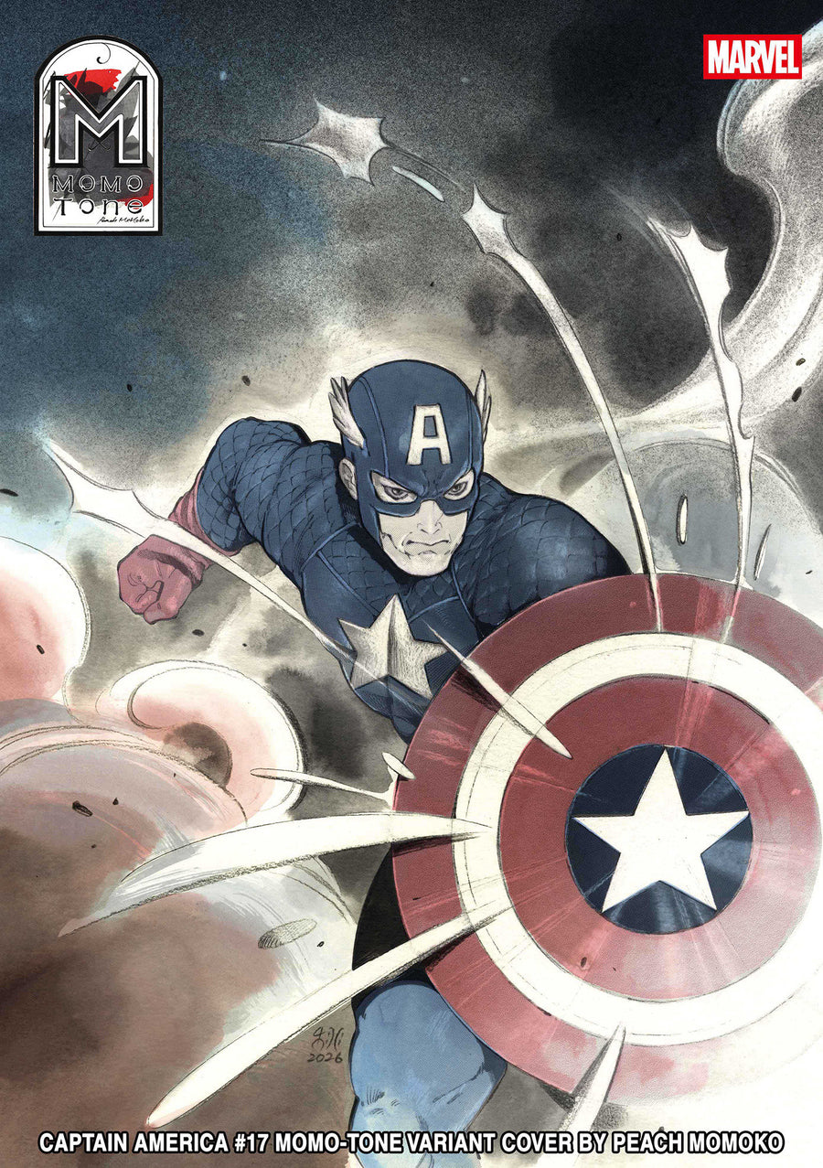 Captain America #17 Peach Momoko Momo-Tone Variant — Cover