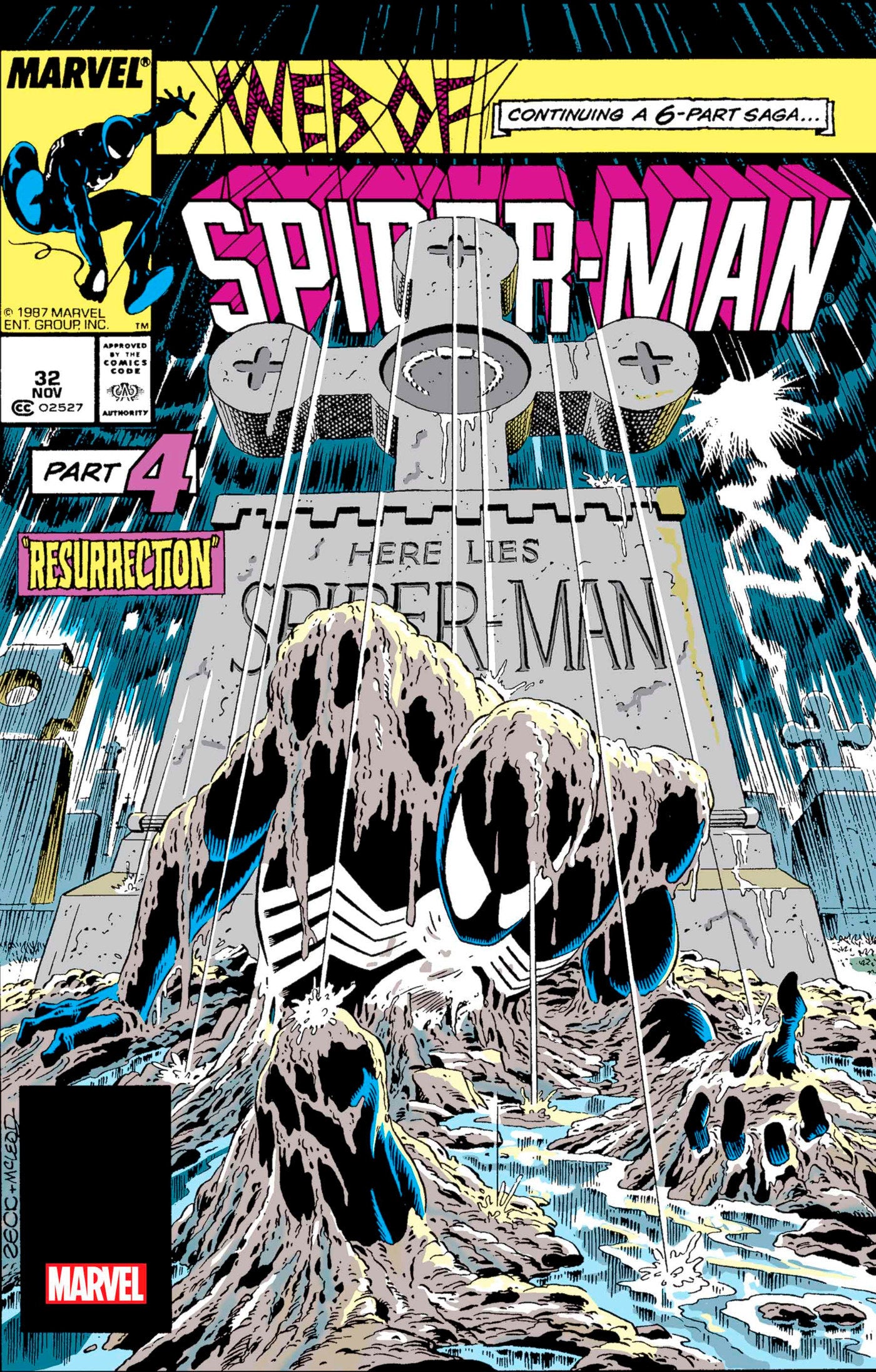 WEB OF SPIDER-MAN #32 FACSIMILE EDITION