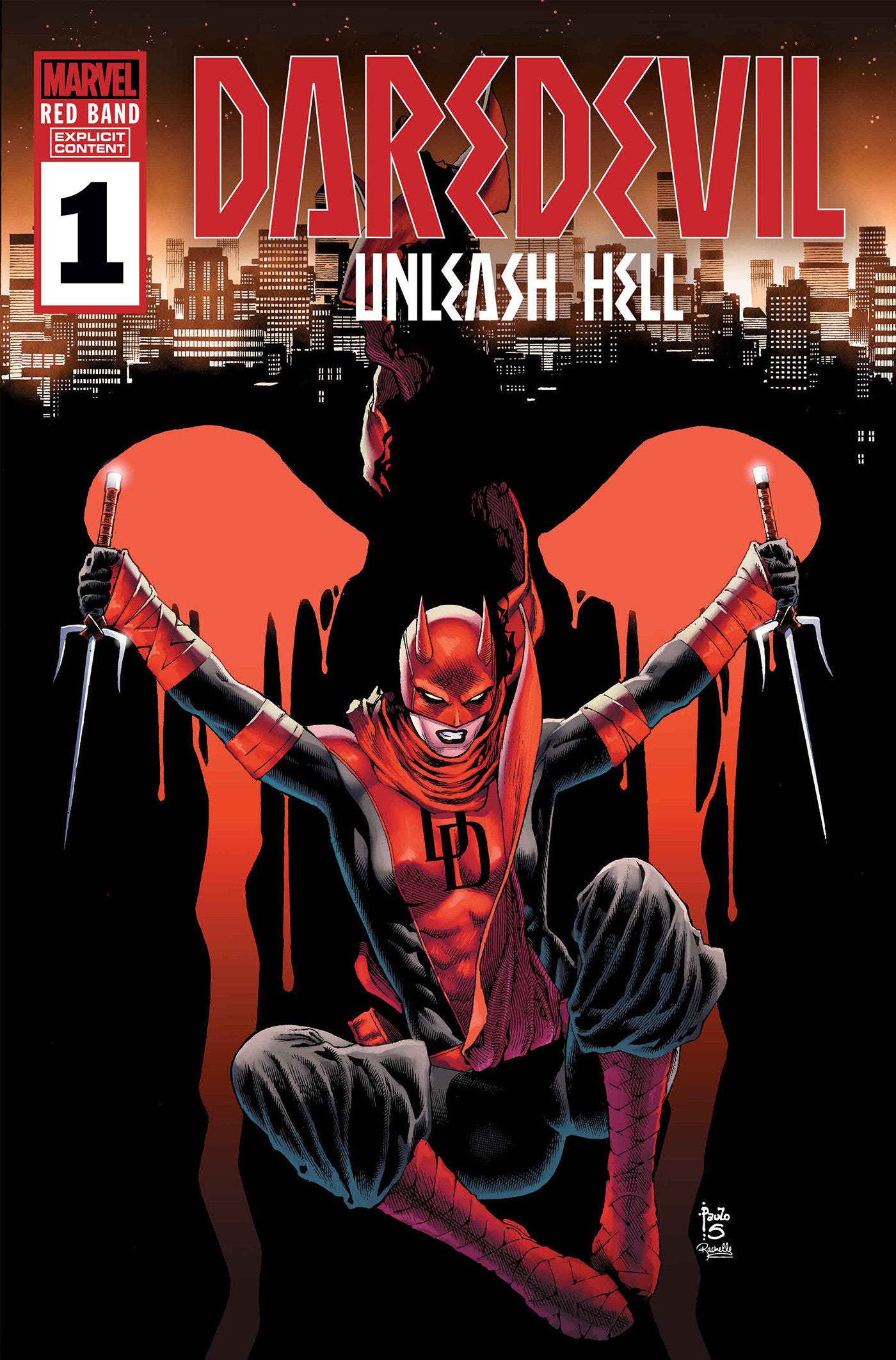 DAREDEVIL: UNLEASH HELL - RED BAND #1 [POLYBAGGED]