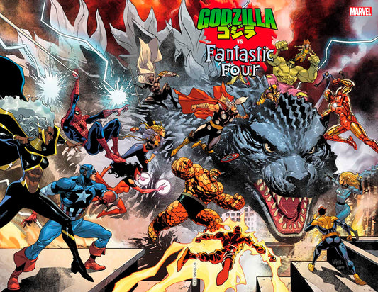 GODZILLA VS. FANTASTIC FOUR #1 LEINIL YU WRAPAROUND VARIANT