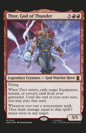 The Mortal Thor #11 Jesper Ejsing Magic: the Gathering Variant