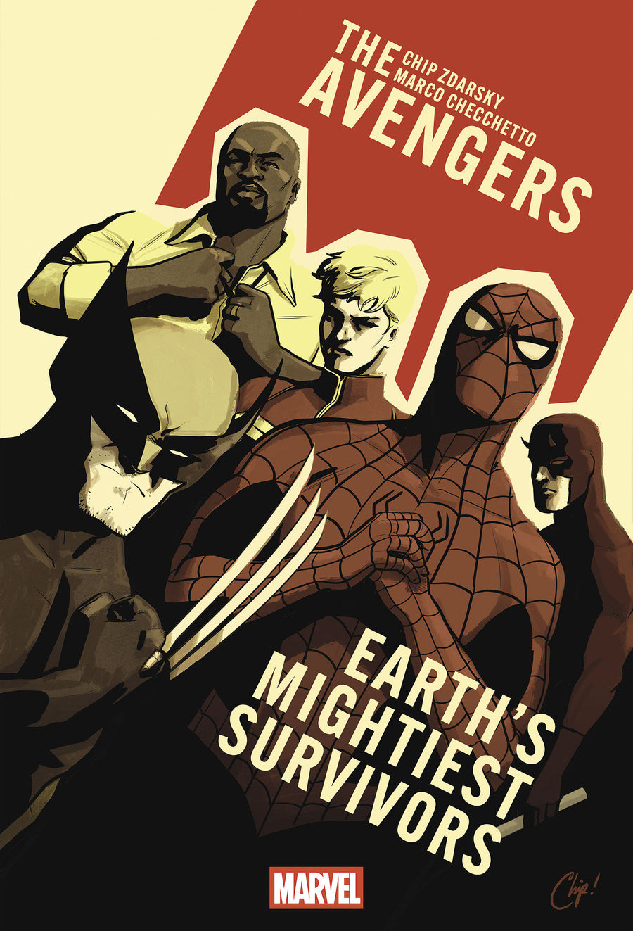 Avengers #1 Chip Zdarsky 1:200 Variant — Cover