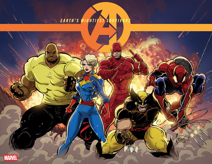 Avengers #1 Kaare Andrews Wraparound Variant — Cover