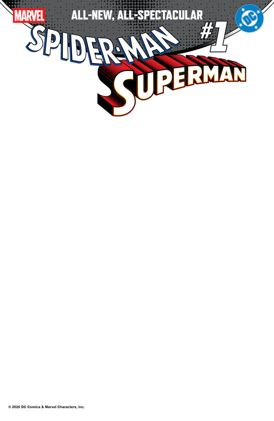 Marvel / DC: Spider-Man / Superman #1 Blank Variant