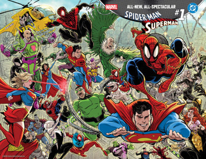 Marvel / DC: Spider-Man / Superman #1 Kaare Andrews Wraparound Variant