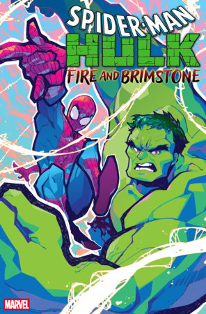 SPIDER-MAN/HULK: FIRE AND BRIMSTONE #1 ROSE BESCH VARIANT- Cover