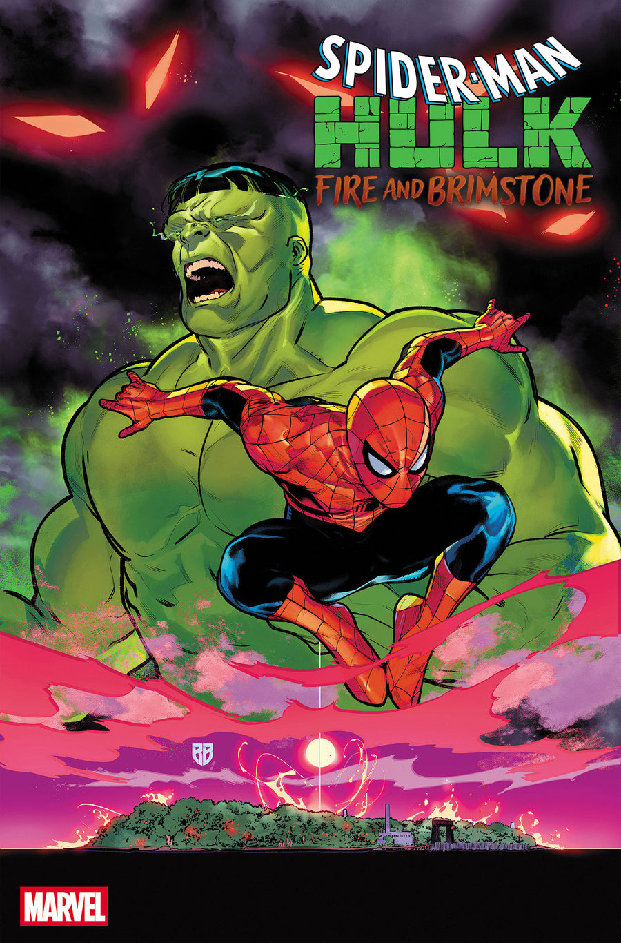 Spider-Man/Hulk: Fire and Brimstone #3 — Cover