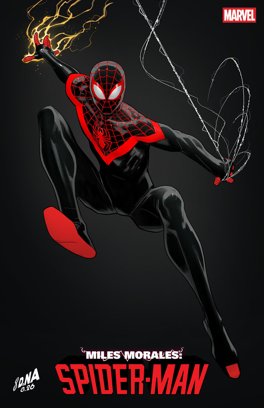 Miles Morales: Spider-Man #5 David Nakayama Color Block Black Variant — Cover