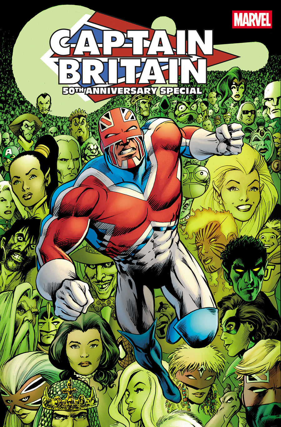 Captain Britain 50th Anniversary Special #1 — Cover