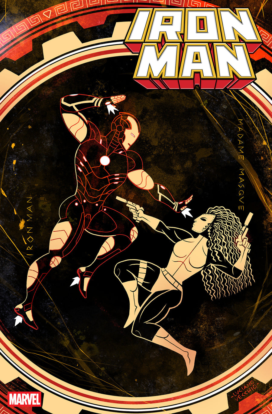 Iron Man #10 Luciano Vecchio Art Style Variant — Cover