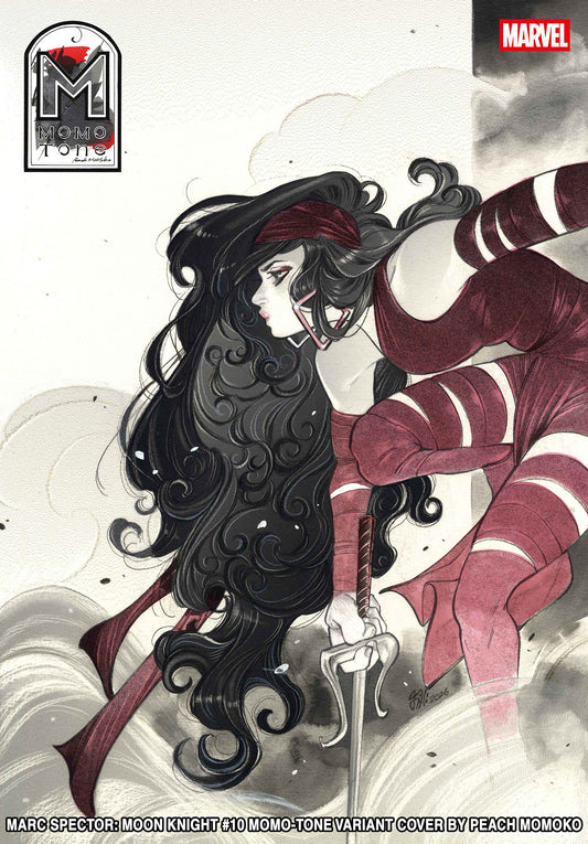 Marc Spector: Moon Knight #10 Peach Momoko Momo-Tone Variant — Cover
