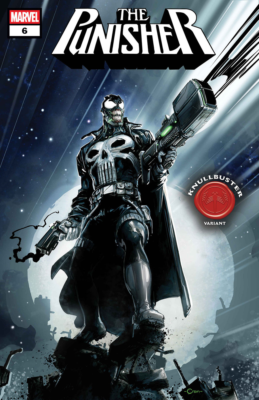 Punisher #6 Clayton Crain Knullbuster Variant - Cover