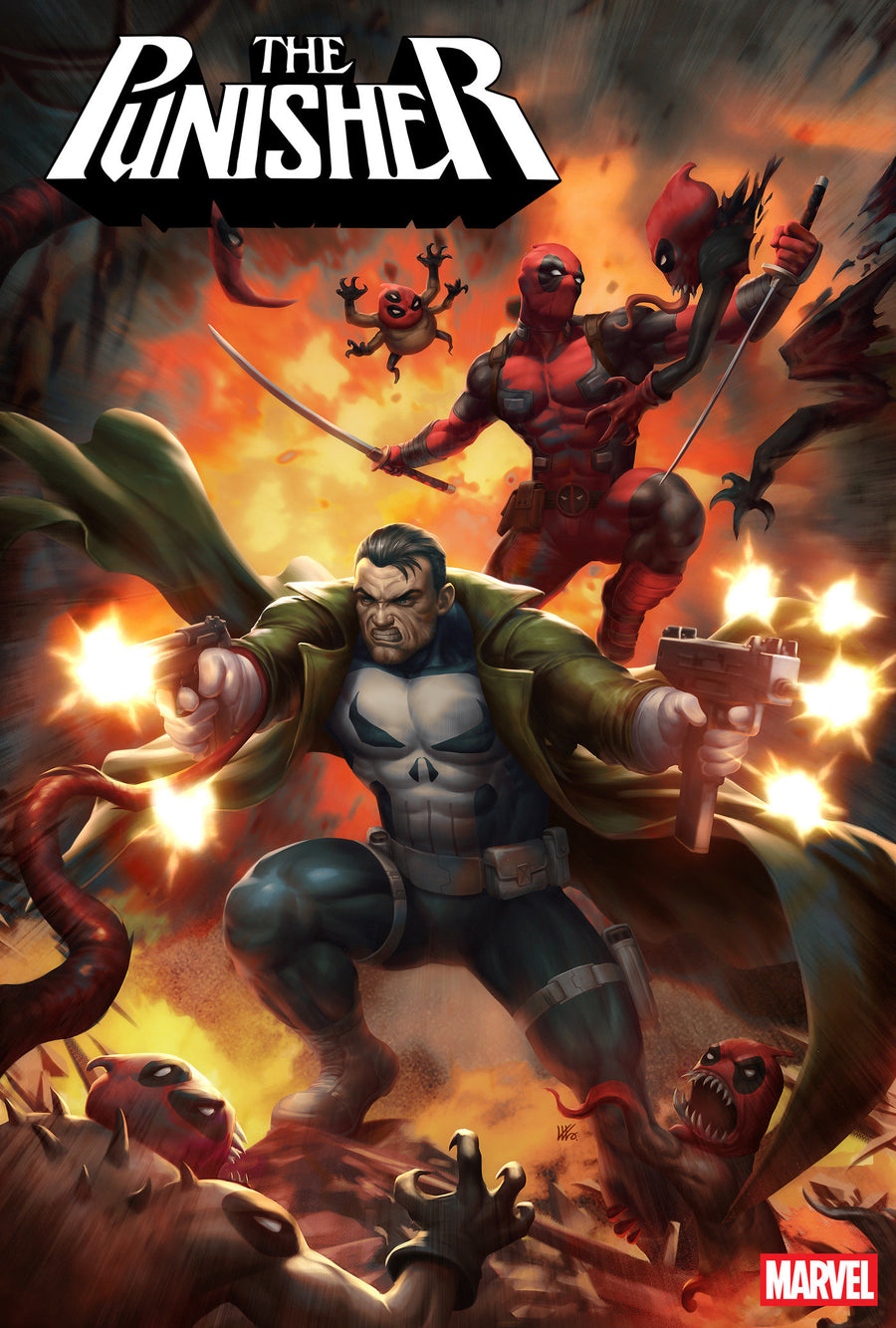 Punisher #9 Kendrick Lim Variant [bg] — Cover