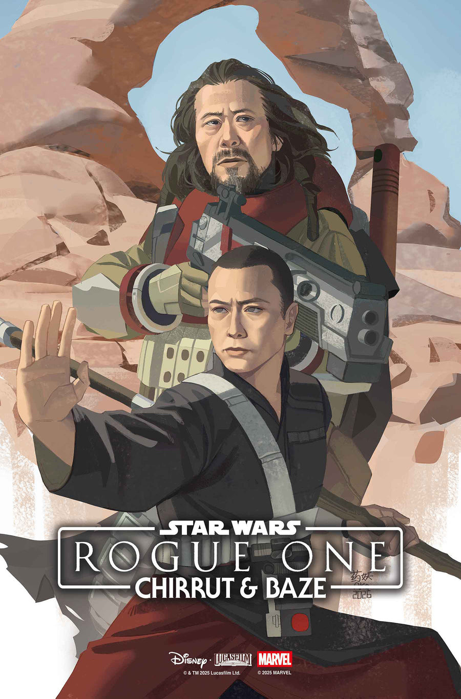 Star Wars: Rogue One - Chirrut & Baze #1 AKA Variant - Cover