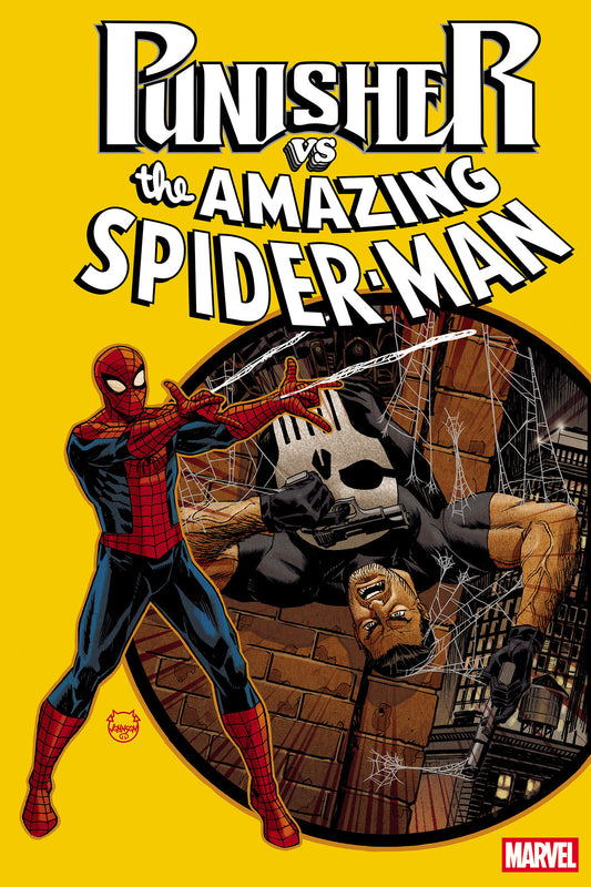 PUNISHER VS. SPIDER-MAN #1 DAVE JOHNSON FOIL VARIANT — Cover