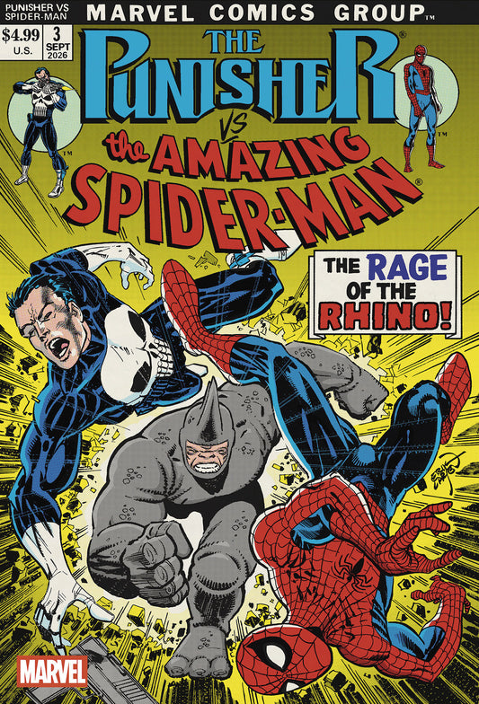 Punisher Vs. Spider-Man #3 Erik Larsen Variant — Cover