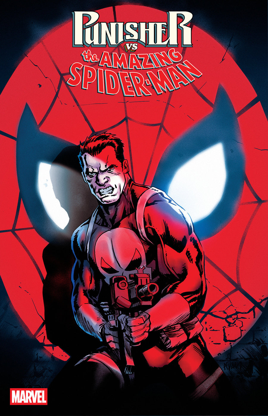 Punisher Vs. Spider-Man #4 Adam Gorham Variant — Cover