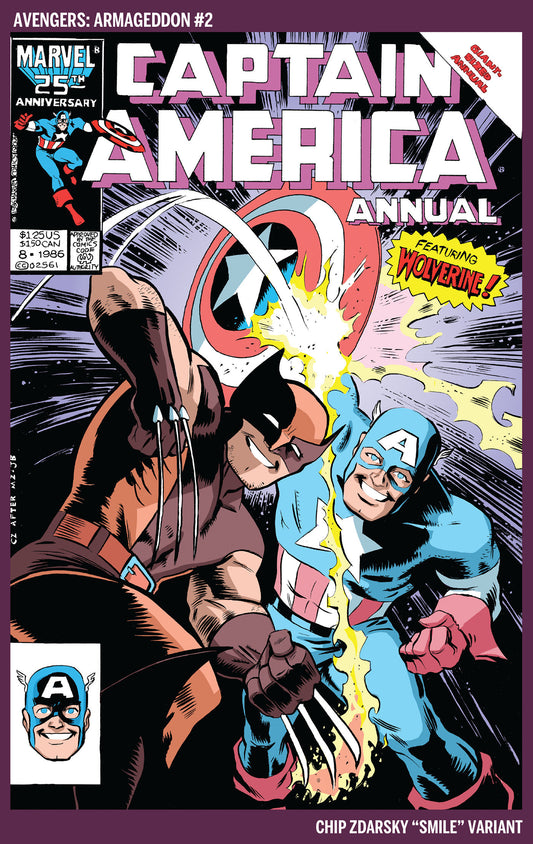 AVENGERS: ARMAGEDDON #2 CHIP ZDARSKY SMILE VARIANT — Cover