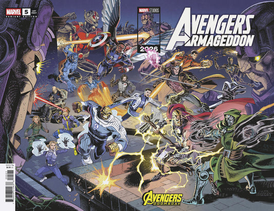 Avengers: Armageddon #5 Leonel Castellani Marvel Studios Avengers: Doomsday Wraparound Variant — Cover