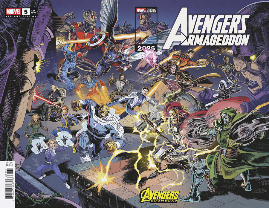Avengers: Armageddon #5 Leonel Castellani Marvel Studios Avengers: Doomsday Wraparound Variant — Cover