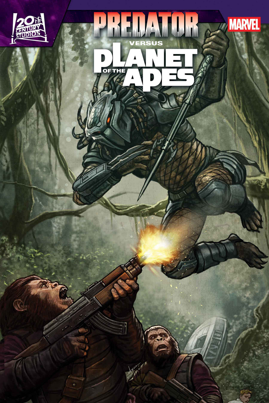 Predator Vs. The Planet Of The Apes #1 - Cover
